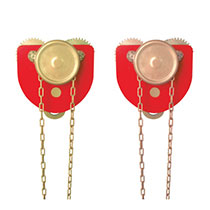 圓角形防爆手拉單軌行車